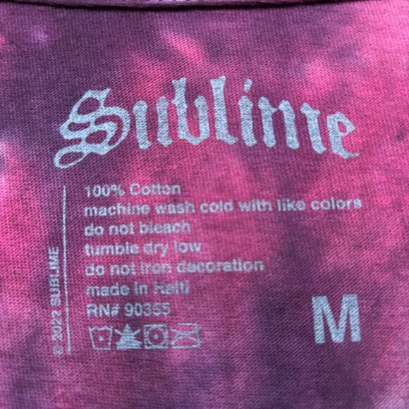 Sublime 40oz to Freedom Album Sun Ska Band Tie Dye T-Shirt M - Picture 4 of 4